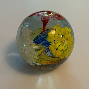 Colorful Glass Art Sphere